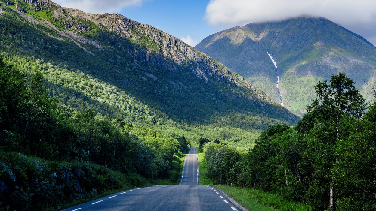 Natur på E10 OPS Hålogalandsvegen